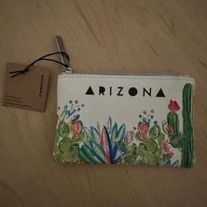 NWT Starbucks Arizona Cactus Pouch